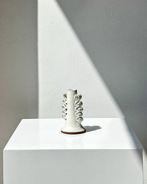 CANDELABRO RIBETE BLANCO