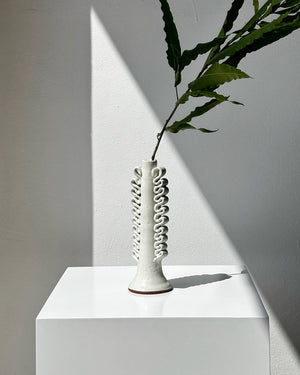 CANDELABRO RIBETE BLANCO