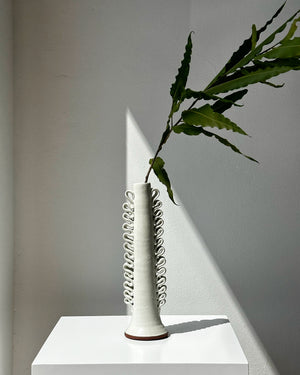 CANDELABRO RIBETE BLANCO