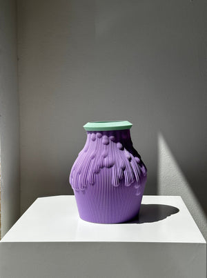 DRIPPY VASE BY UAU PROJECT WHISTERIA PURPLE 