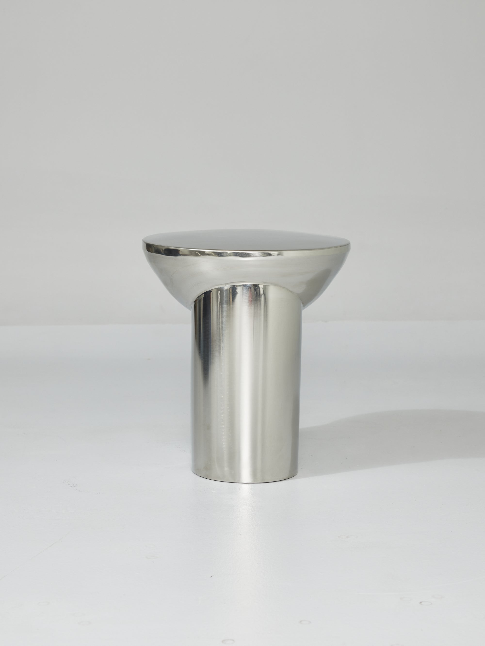 Metate Stool Acero Inox Brillante