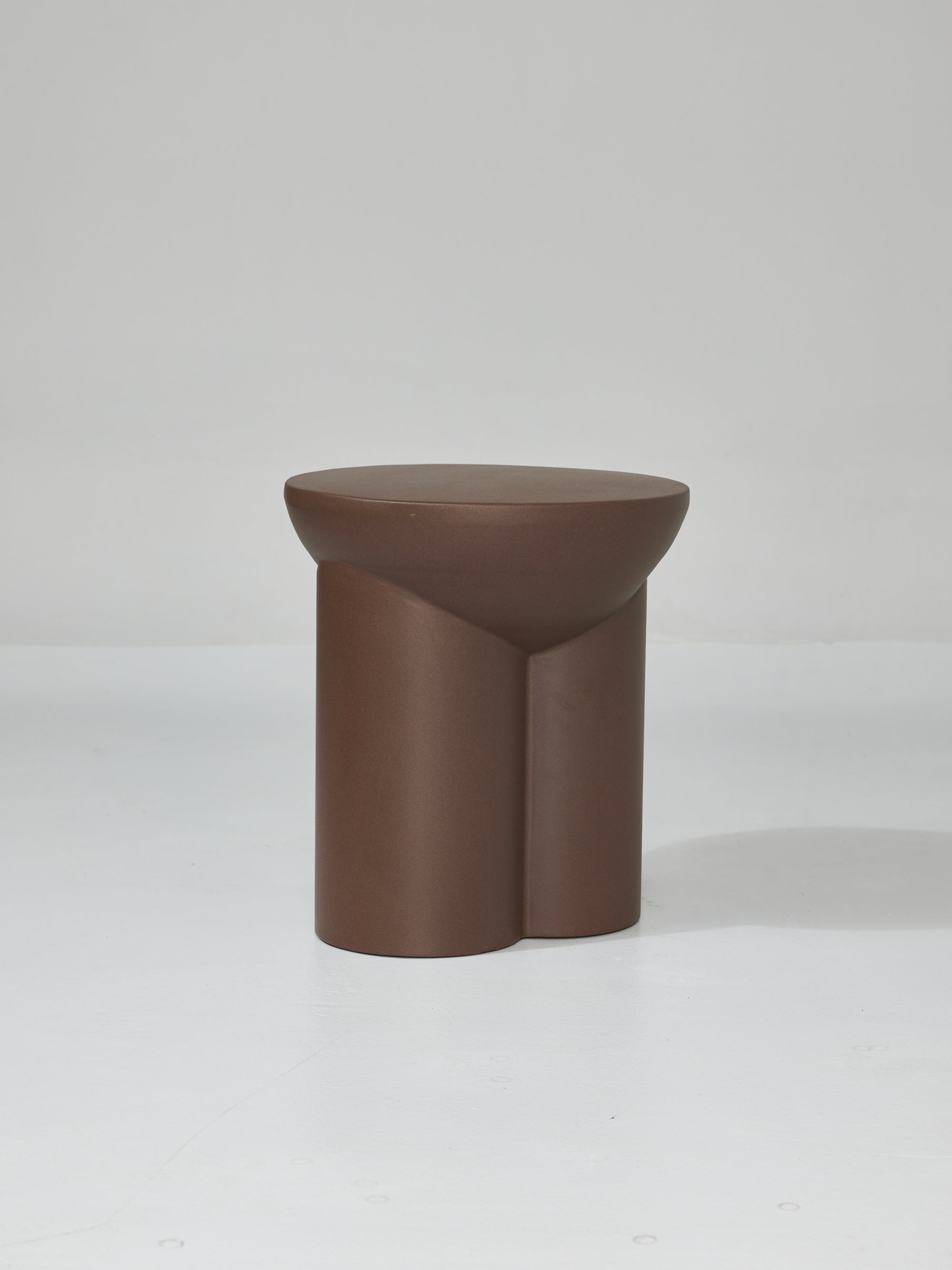 Metate Stool - Finished Rust