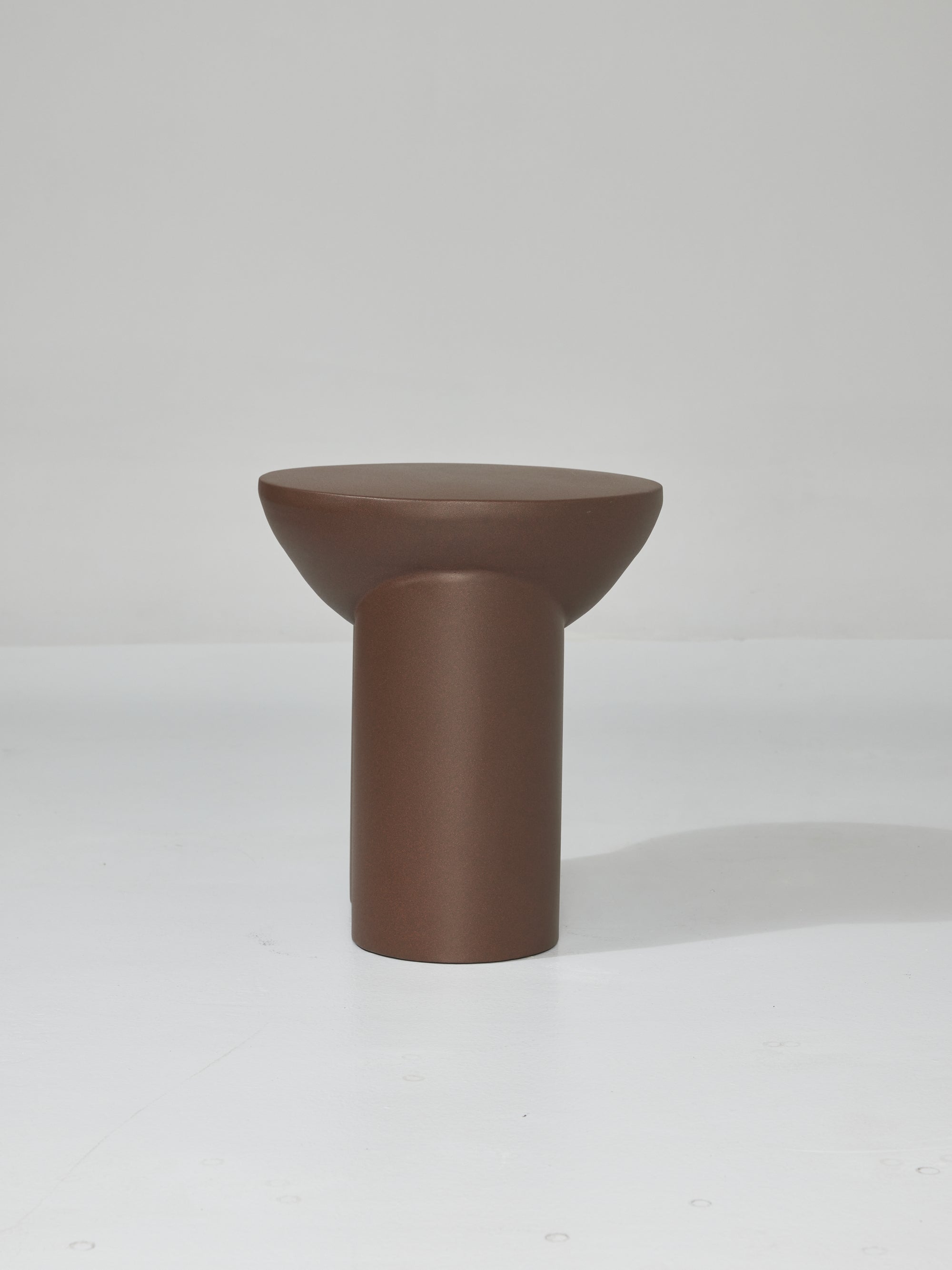Metate Stool - Finished Rust