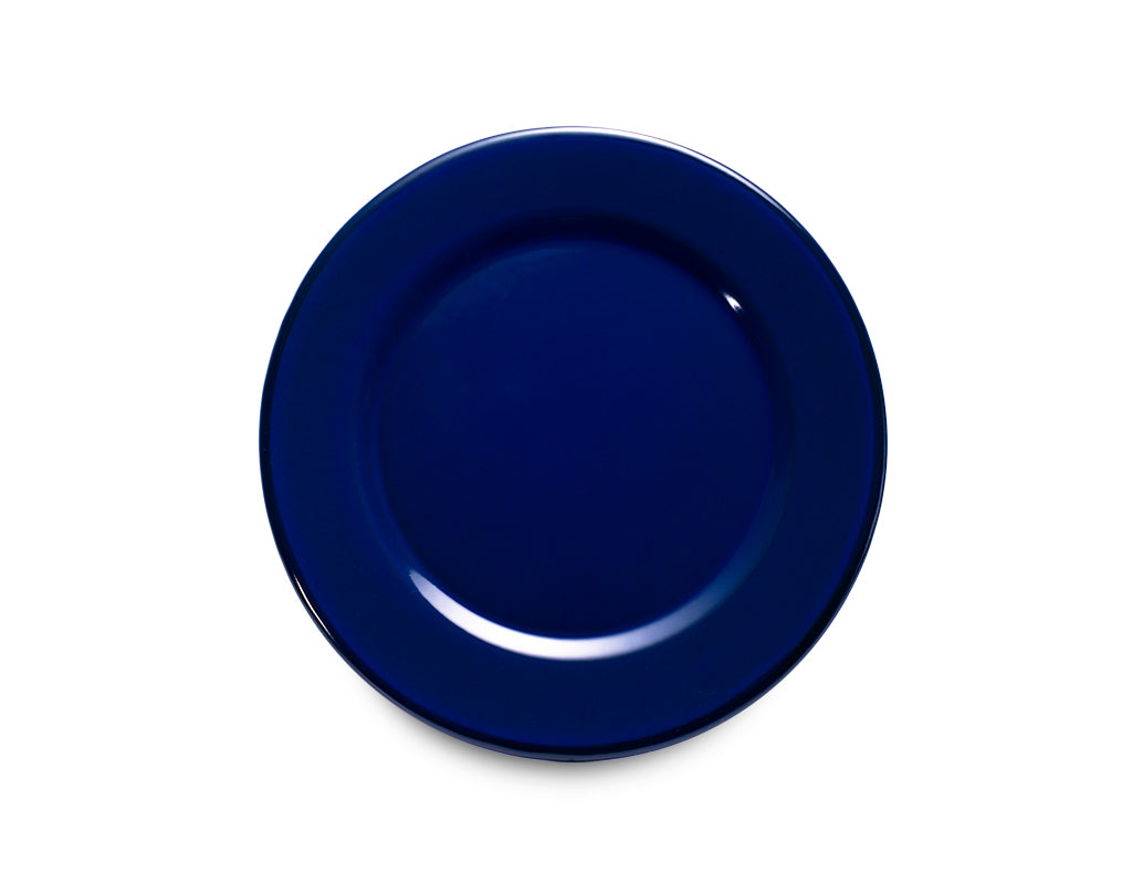 Plato Trinche de Peltre Azul Cobalto con Borde Azul Cobalto – 20 cm